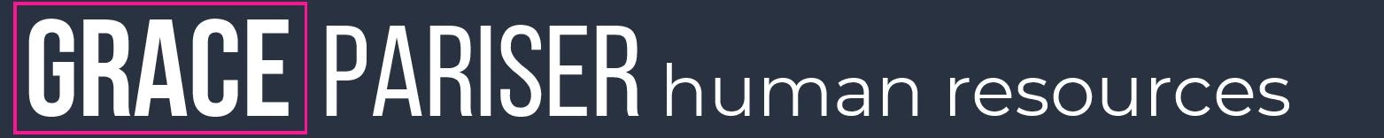 Grace Pariser Human Resources